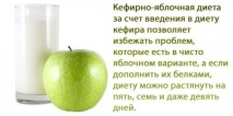 кефирно-ябълковата