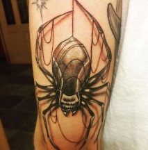 татуировка паяк