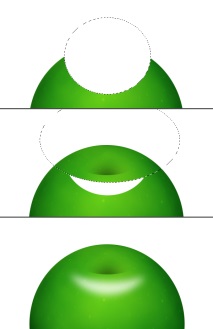 ябълка нарисувате