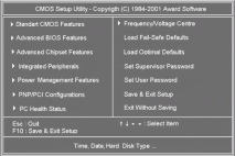 дънната платка настройка BIOS