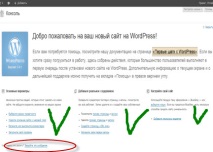 панел WordPress