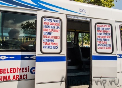 Turcia Side Bus (Side) Stație de autobuz în Turcia Side
