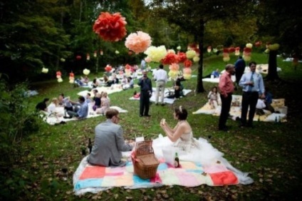 Sărbătoarea pe un nou picnic nunta (picnic la nunta) Sărbătoarea pe un nou picnic nunta