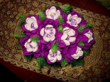 Buchet de dulciuri (apartamente de tehnologie de hârtie de design Workshop) Buchet de dulciuri