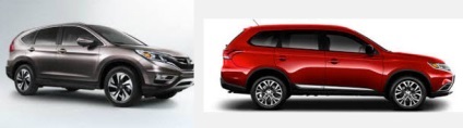 Ce este mai bun outlander mitsubishi sau cr-v honda (Outlander Honda CR-V) Ce bine Outlander sau mitsubishi honda CR-V