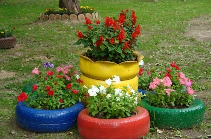 paturi Cabană (cultivarea florilor în țară) paturi cabana