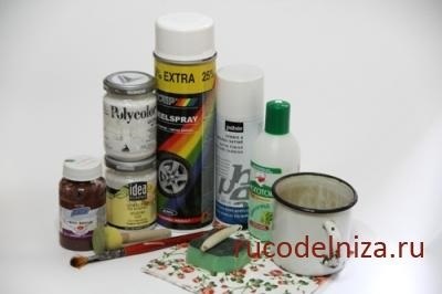 Decupaj pe metal (pentru needlewomen comunitare) Decoupage pe metal