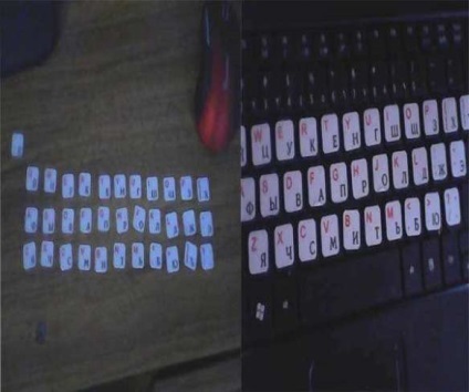 Efectuarea etichetelor de pe tastatură (autocolante) Efectuarea de autocolante tastatură