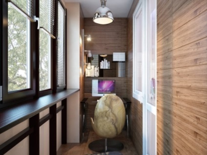 Proiectare balcon mic 2017 (53 poze) design și idei - cum de a dota un apartament cu Hrușciov (2017) Proiectare balcon mic 2017 (53 poze) design și idei - cum să aranjeze în Hrușciov apartament