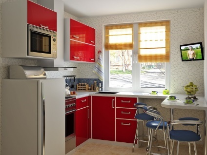 Proiectarea o bucătărie mică într-o mică bucătărie LEP - 20 fotografii (Design) Proiectarea o bucătărie mică într-o mică bucătărie LEP - 20 fotografii