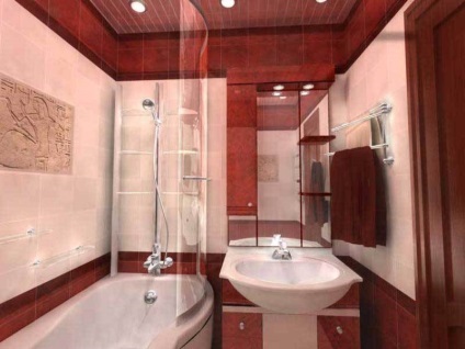 Design-o baie mică în alegerile de stil apartament și crește trucuri vizuale (camera) Design-o baie mică în alegerile de stil apartament și crește trucuri vizuale