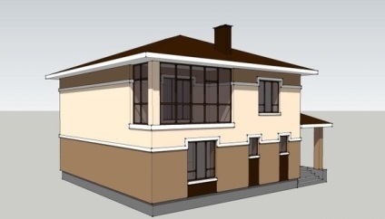 Casa de beton celular, un raport cu privire la construcția de capital de familie, de uz casnic siberian (sa decis) Casa de beton celular, un raport cu privire la construcția de capital de familie, de uz casnic Siberian