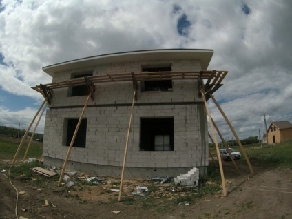 Casa de beton celular, un raport cu privire la construcția de capital de familie, de uz casnic siberian (sa decis) Casa de beton celular, un raport cu privire la construcția de capital de familie, de uz casnic Siberian