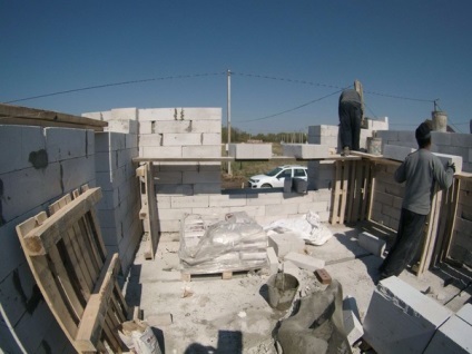 Casa de beton celular, un raport cu privire la construcția de capital de familie, de uz casnic siberian (sa decis) Casa de beton celular, un raport cu privire la construcția de capital de familie, de uz casnic Siberian
