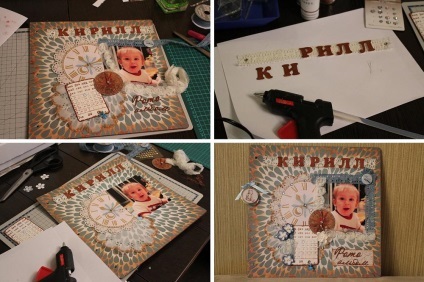 Photo Album pentru fiul său, cu propriile sale mâini (scrapbooking) Photo Album pentru fiul său, cu propriile sale mâini