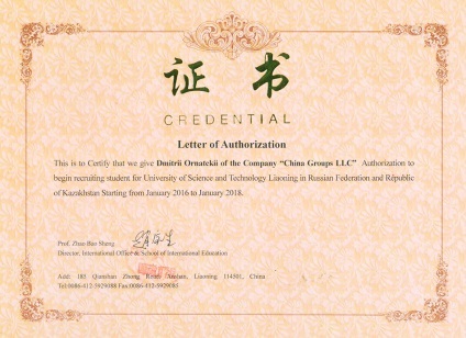 Asigurarea serviciilor din China Grups Ltd. (China) Asigurarea serviciilor din China Ltd. Grups