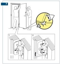 Instrucțiuni pentru instalarea ușilor exterioare (manual) Instrucțiuni pentru instalarea ușilor exterioare