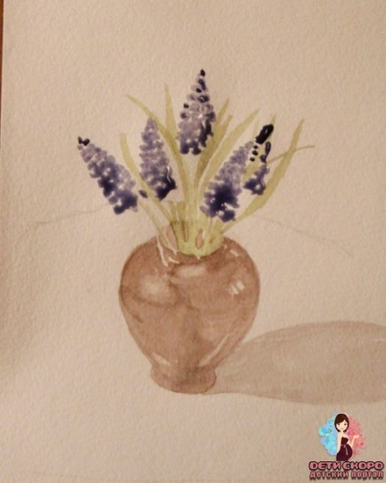 Cum de a desena un buchet de flori intr-o vaza (au) Cum de a desena un buchet de flori intr-o vaza