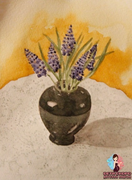Cum de a desena un buchet de flori intr-o vaza (au) Cum de a desena un buchet de flori intr-o vaza