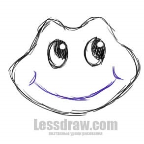 Cum de a desena etape printesa broasca, lessdraw (printesa) Cum de a desena etape broasca printesa, lessdraw