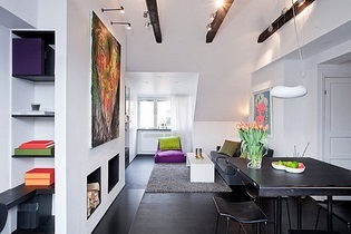 Cum de a dota un apartament de 50 de metri pătrați, 100 de idei de fotografie de design (apartament) Cum de a dota un apartament de 50 de metri pătrați, 100 fotografie idei de design