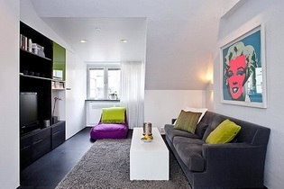 Cum de a dota un apartament de 50 de metri pătrați, 100 de idei de fotografie de design (apartament) Cum de a dota un apartament de 50 de metri pătrați, 100 fotografie idei de design