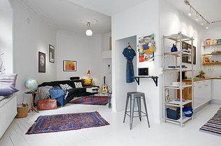 Cum de a dota un apartament de 50 de metri pătrați, idei de design fotografie 100 (metri) Cum de a dota un apartament de 50 de metri pătrați, 100 fotografie idei de design