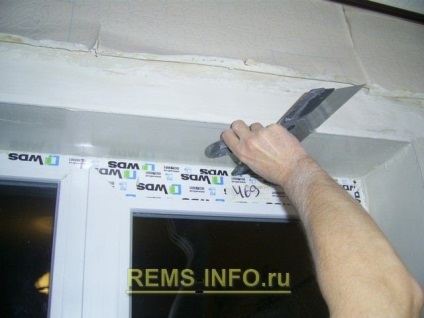 Cum de a face pante de gips carton pe fereastra pas cu pas instrucțiunile cu fotografiile - un lucru ușor (gips-carton) Cum de a face pante de gips carton pe fereastra pas cu pas instrucțiunile cu fotografii - business ușor