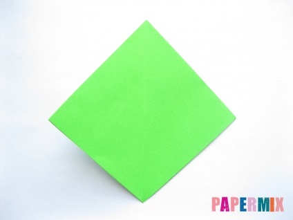 Cum sa faci un diamant de hârtie (origami) în etape (Print Datorită excelent) Cum sa faci un diamant de hârtie (origami) Stadiile