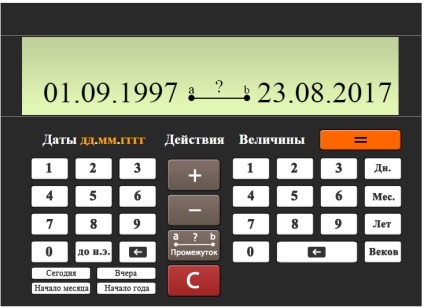 ani Calculator online (calculator) Calculator ani on-line