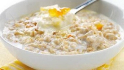 rețete de lapte de ovăz Porridge cu fotografii (ovăz) Porridge de ovăz rețete de lapte cu fotografii