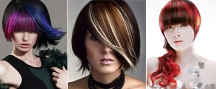 Colorat pe pics parul inchis la culoare, video (colorat) Colorarea părului pe întuneric fotografie, video