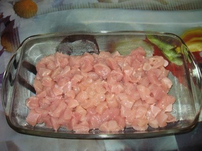 caserolă de pui cu ciuperci (ciuperci de pui în cuptor) caserola de pui cu ciuperci