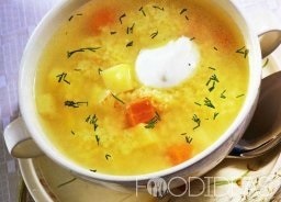 Supa de pui cu smântână - o rețetă cu fotografie (de pui) Supa de pui cu crema - reteta cu fotografii