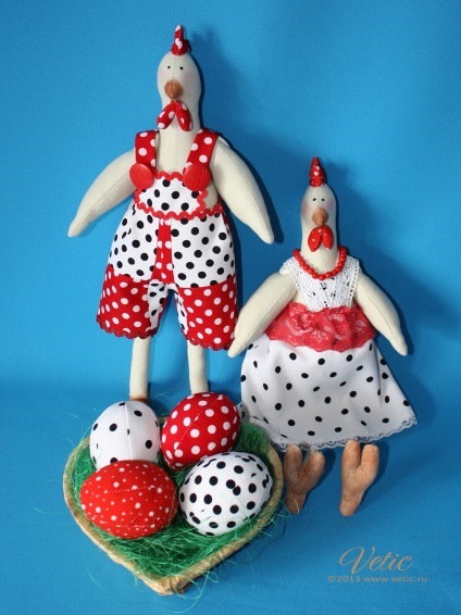 Găină și Rooster Goroshkin (pe baza modelelor tilda) (cocoș) Găină și Rooster Goroshkin (pe baza modelelor tilda)