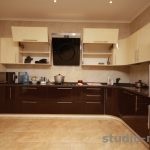 Bucătărie combinație de culori de vanilie cu wenge în stiluri de interior, foto, video (vanilie) Bucătărie combinație de culori de vanilie cu wenge în stiluri de interior, foto, video