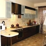 Bucătărie combinație de culori de vanilie cu wenge în stiluri de interior, foto, video (color) Bucătărie combinație de culori de vanilie cu wenge în stiluri de interior, foto, video
