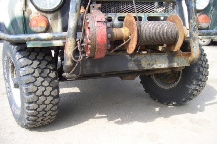 masina Winch-drum cu mâinile lor (lor) Winch cu mâinile lor off-road masina