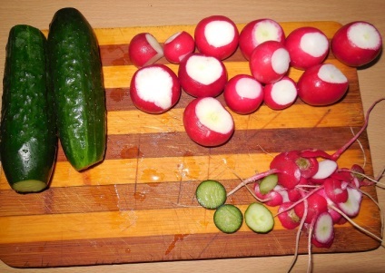 salată de primăvară ușor și delicios de varză, ridichi și castraveți fără maioneza - cum să gătească (varză) salată de primăvară ușor și delicios de varză, ridichi și castraveți fără maioneza - cum să gătească