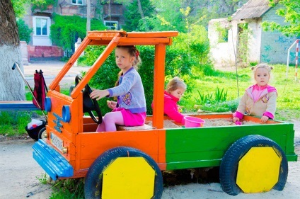 Mașina pentru terenul de joacă cu propriile mâini, un loc de joacă pentru copii, cu propriile sale mâini (de copii) Mașina pentru terenul de joacă cu propriile sale mâini, loc de joacă pentru copii, cu propriile sale mâini