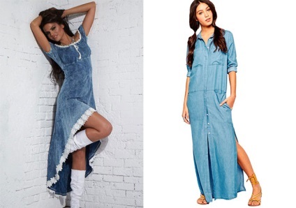 La modă rochie denim 2016 fotografie (denim) denim modă rochie 2016 fotografie