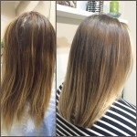 La modă vopsirea părului de culoare (la modă) culoarea părului modă highlighting