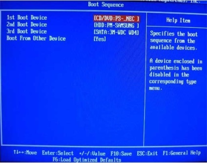 Start ferestrele de instalare (BIOS) Începeți instalarea ferestrelor