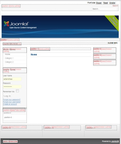 Am înființat șabloane diferite pentru diferite pagini din joomla (diferite) Configurarea diferite șabloane pentru diferite pagini din joomla