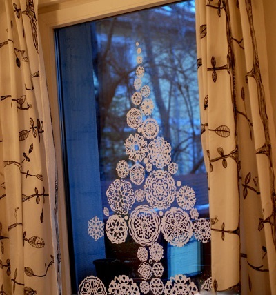 fereastră de Crăciun (Anul Nou window) fereastră de Crăciun