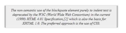 Citate blockquote inregistrare tag-ul (înregistrare) Design citate tag-ul blockquote