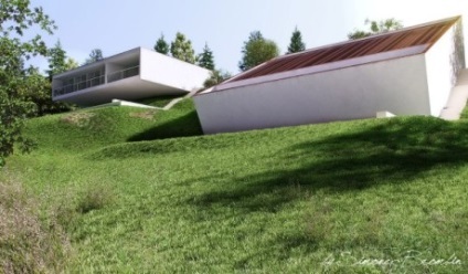 Caracteristici de design case în relief, un blog - arhitectura privat (arhitectura) Caracteristici de design case în relief, un blog - arhitectura deosebită
