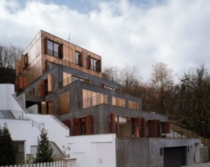 Caracteristici de design case în relief, un blog - arhitectura privat (arhitectura) Caracteristici de design case în relief, un blog - arhitectura deosebită