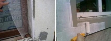 Finisare pante ale ferestrei cu mâinile (gol) Finisare pante ale ferestrei cu mâinile