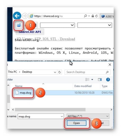 Deschideți on-line fișier de tip .dwg (fișier deschis on-line) Deschideți fișierul online de tip .dwg